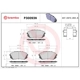 Purchase Top-Quality Front Ceramic Pads by BREMBO - P30093N pa1