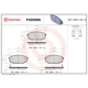Purchase Top-Quality Front Ceramic Pads by BREMBO - P30099N pa3