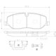 Purchase Top-Quality Front Ceramic Pads by BREMBO - P44014N pa2