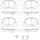 Purchase Top-Quality Front Ceramic Pads by BREMBO - P44022N pa1