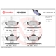 Purchase Top-Quality Front Ceramic Pads by BREMBO - P50039N pa3