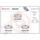 Purchase Top-Quality Front Ceramic Pads by BREMBO - P50045N pa2