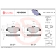 Purchase Top-Quality Front Ceramic Pads by BREMBO - P50049N pa3