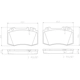 Purchase Top-Quality Front Ceramic Pads by BREMBO - P50053N pa1