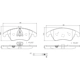 Purchase Top-Quality Front Ceramic Pads by BREMBO - P50069N pa2