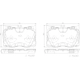 Purchase Top-Quality Front Ceramic Pads by BREMBO - P50139N pa1