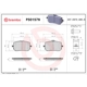 Purchase Top-Quality Front Ceramic Pads by BREMBO - P50157N pa1