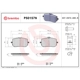 Purchase Top-Quality Front Ceramic Pads by BREMBO - P50157N pa2
