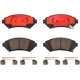 Purchase Top-Quality Front Ceramic Pads by BREMBO - P64001N pa2