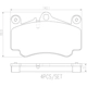 Purchase Top-Quality Front Ceramic Pads by BREMBO - P65011N pa1