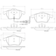 Purchase Top-Quality Front Ceramic Pads by BREMBO - P85045N pa2