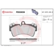 Purchase Top-Quality Front Ceramic Pads by BREMBO - P85065N pa3