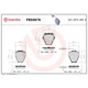 Purchase Top-Quality Front Ceramic Pads by BREMBO - P85067N pa3