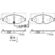 Purchase Top-Quality Front Ceramic Pads by BREMBO - P85126N pa3