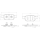 Purchase Top-Quality Front Ceramic Pads by BREMBO - P85127N pa2
