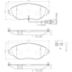 Purchase Top-Quality Front Ceramic Pads by BREMBO - P85144N pa2