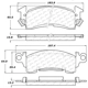 Purchase Top-Quality Front Ceramic Pads by CENTRIC PARTS - 103.00520 pa6