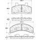 Purchase Top-Quality Front Ceramic Pads by CENTRIC PARTS - 103.02150 pa3