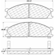 Purchase Top-Quality Front Ceramic Pads by CENTRIC PARTS - 103.03330 pa2