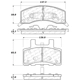 Purchase Top-Quality Front Ceramic Pads by CENTRIC PARTS - 103.03700 pa6