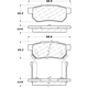 Purchase Top-Quality Front Ceramic Pads by CENTRIC PARTS - 103.03740 pa3