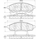 Purchase Top-Quality Front Ceramic Pads by CENTRIC PARTS - 103.03760 pa1