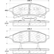 Purchase Top-Quality Front Ceramic Pads by CENTRIC PARTS - 103.03760 pa5