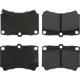 Purchase Top-Quality Front Ceramic Pads by CENTRIC PARTS - 103.04660 pa1