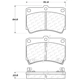 Purchase Top-Quality Front Ceramic Pads by CENTRIC PARTS - 103.04660 pa8