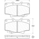 Purchase Top-Quality Plaquettes avant en céramique  by CENTRIC PARTS - 103.05020 pa7