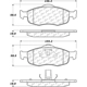 Purchase Top-Quality Plaquettes avant en céramique  by CENTRIC PARTS - 103.06480 pa2