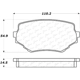 Purchase Top-Quality Front Ceramic Pads by CENTRIC PARTS - 103.06800 pa3