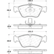 Purchase Top-Quality Front Ceramic Pads by CENTRIC PARTS - 103.07100 pa4