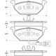 Purchase Top-Quality CENTRIC PARTS - 103.07681 - Front Ceramic Pads pa5