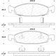 Purchase Top-Quality Front Ceramic Pads by CENTRIC PARTS - 103.07900 pa5