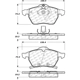 Purchase Top-Quality Front Ceramic Pads by CENTRIC PARTS - 103.08190 pa1
