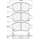 Purchase Top-Quality Front Ceramic Pads by CENTRIC PARTS - 103.08310 pa1