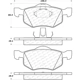 Purchase Top-Quality Front Ceramic Pads by CENTRIC PARTS - 103.08430 pa6