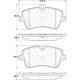 Purchase Top-Quality Front Ceramic Pads by CENTRIC PARTS - 103.08720 pa3