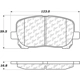 Purchase Top-Quality CENTRIC PARTS - 103.09230 - Front Disc Brake Pad Set pa2