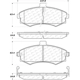 Purchase Top-Quality Front Ceramic Pads by CENTRIC PARTS - 103.09410 pa3