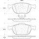 Purchase Top-Quality Front Ceramic Pads by CENTRIC PARTS - 103.09700 pa5