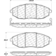 Purchase Top-Quality Front Ceramic Pads by CENTRIC PARTS - 103.10310 pa2