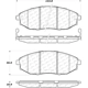 Purchase Top-Quality Front Ceramic Pads by CENTRIC PARTS - 103.10310 pa4