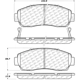 Purchase Top-Quality CENTRIC PARTS - 103.10890 - Front Ceramic Pads pa2