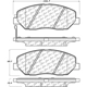 Purchase Top-Quality Front Ceramic Pads by CENTRIC PARTS - 103.13840 pa1