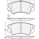 Purchase Top-Quality Front Ceramic Pads by CENTRIC PARTS - 103.14040 pa5