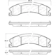 Purchase Top-Quality Front Ceramic Pads by CENTRIC PARTS - 103.15650 pa10