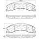 Purchase Top-Quality Front Ceramic Pads by CENTRIC PARTS - 103.15650 pa5