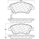 Purchase Top-Quality Front Ceramic Pads by CENTRIC PARTS - 103.15710 pa2